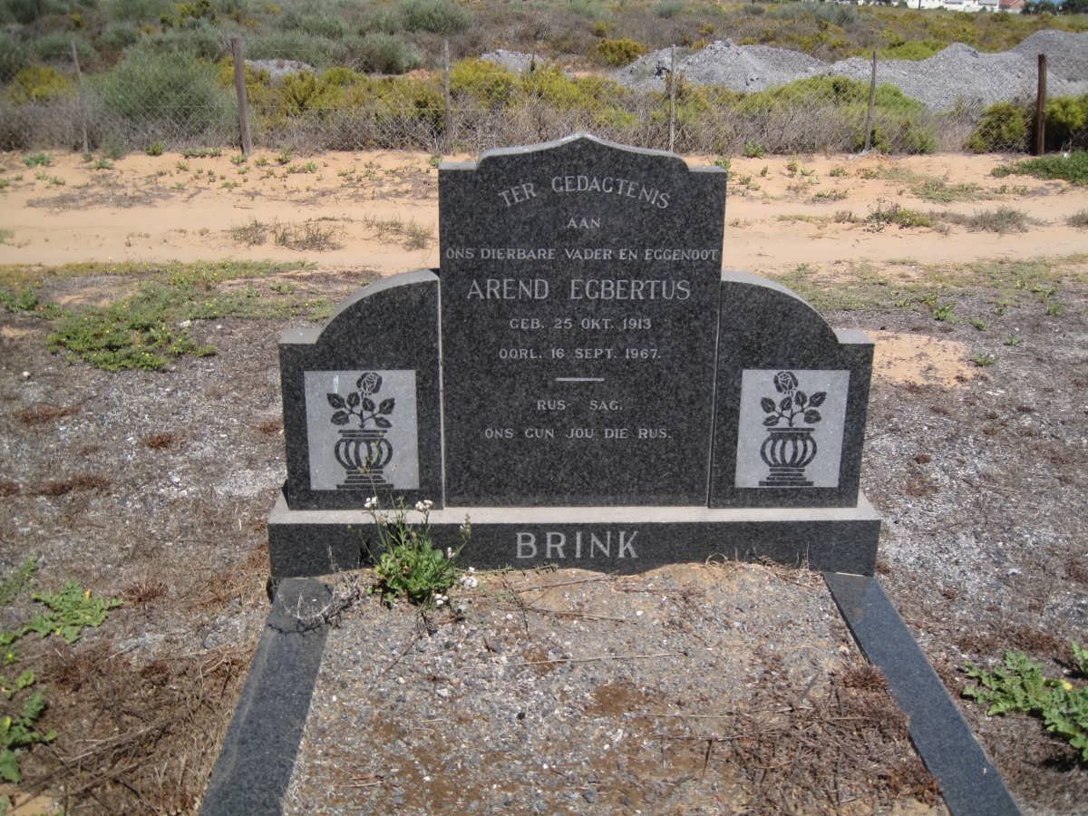 BRINK Arend Egbertus 1913-1967
