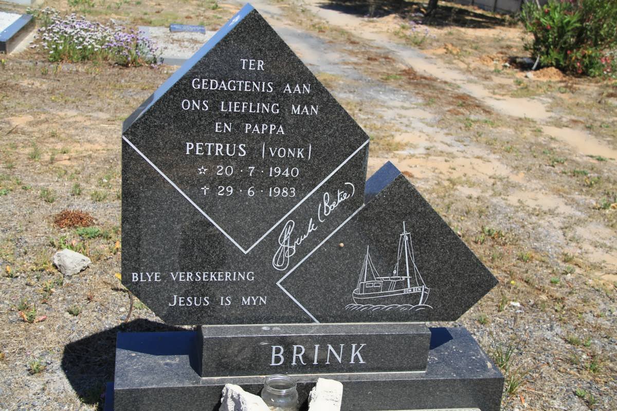 BRINK Petrus 1940-1983