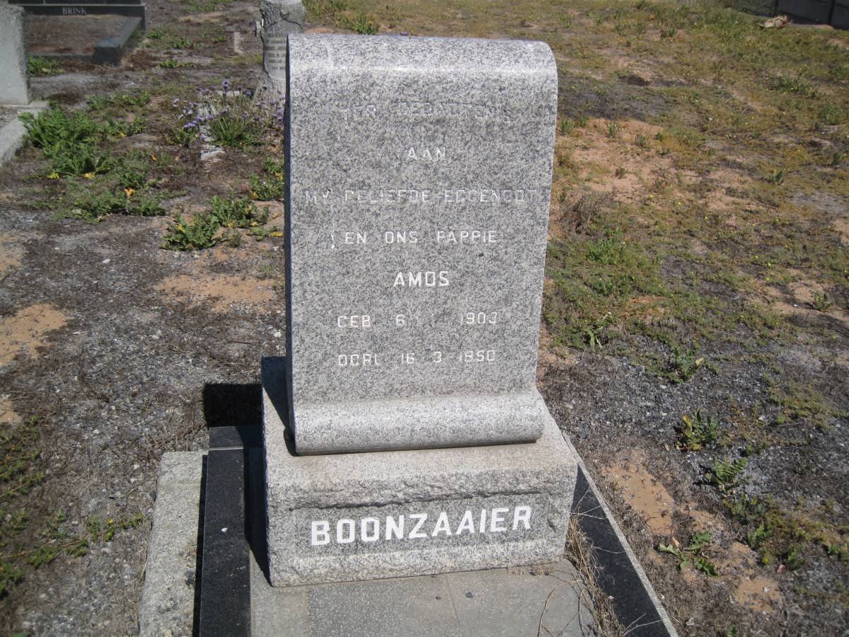 BOONZAAIER Amos 1903-1950