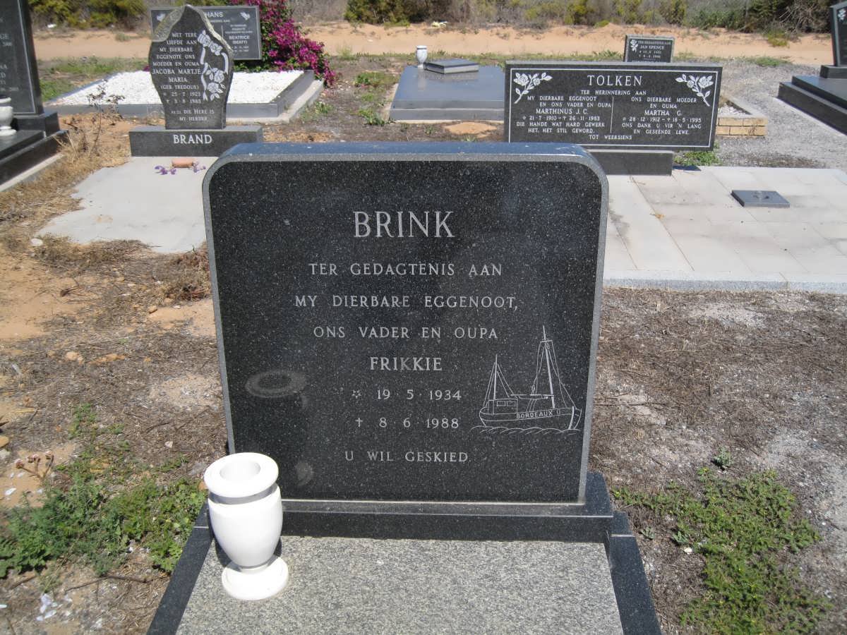 BRINK Frikkie 1934-1988