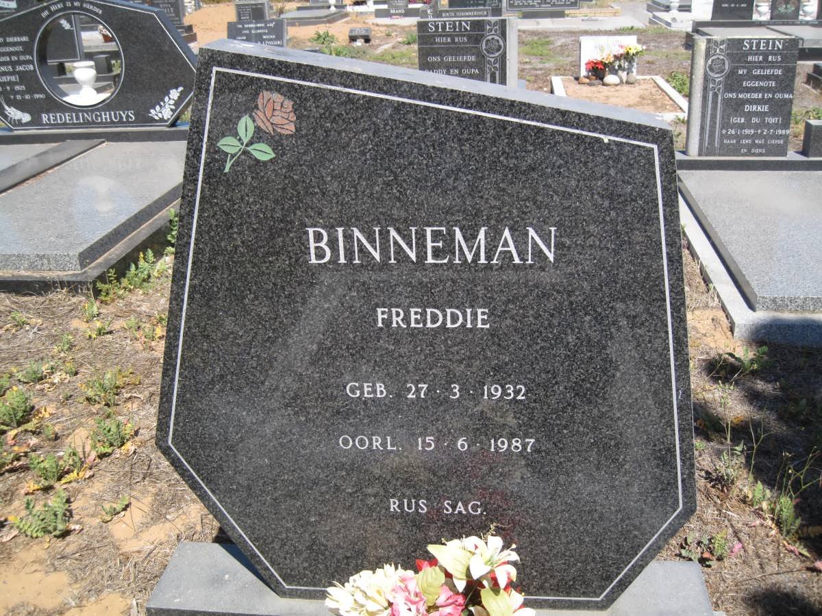 BINNEMAN Freddie 1932-1987