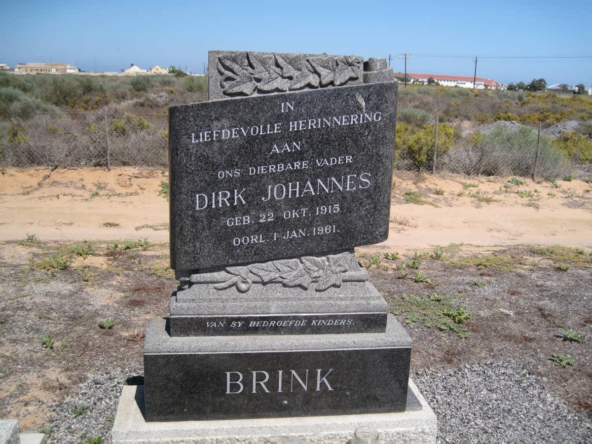 BRINK Dirk Johannes 1915-1961