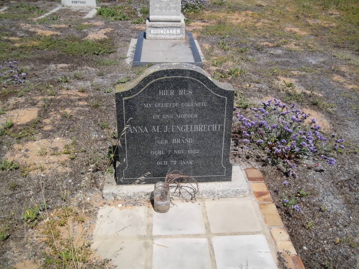 ENGELBRECHT Anna M.J. nee BRAND -1952