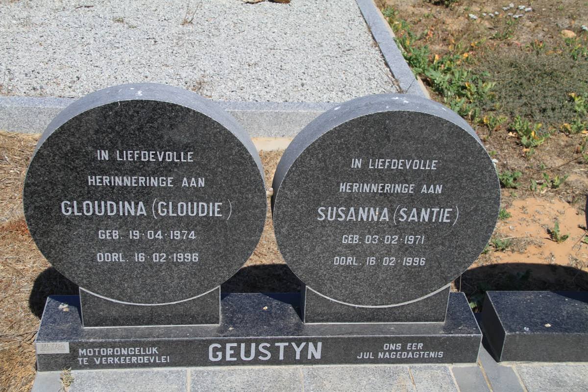 GUESTYN Susanna 1971-1996 :: GUESTYN Gloudina 1974-1996