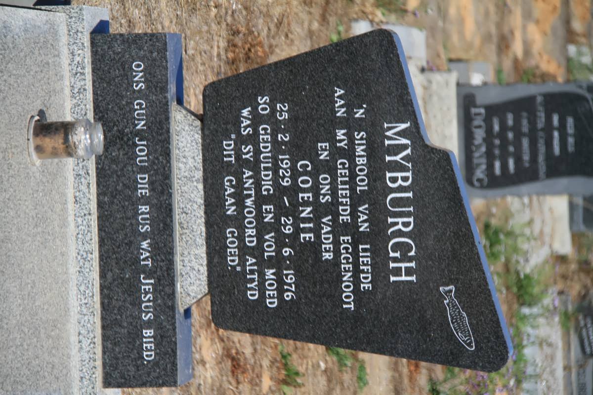 MYBURG Coenie 1929-1976