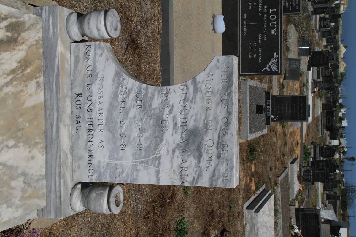 PEYPER Gloudina Maria 1918-1981
