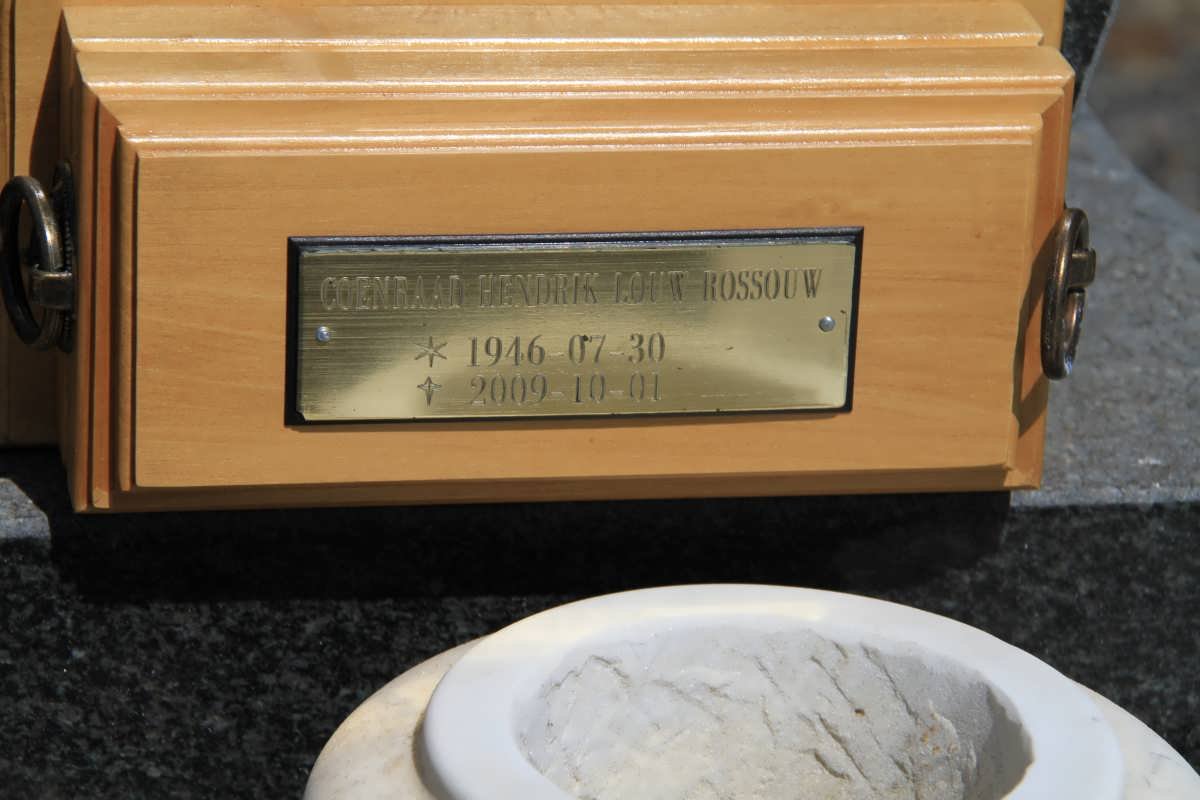 ROSSOUW Coenraad Hendrik Louw 1946-2009 