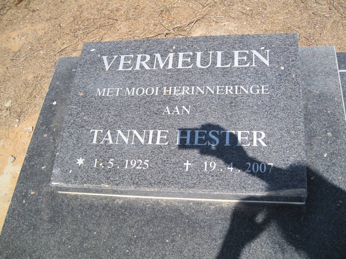 VERMEULEN Hester 1925-2007