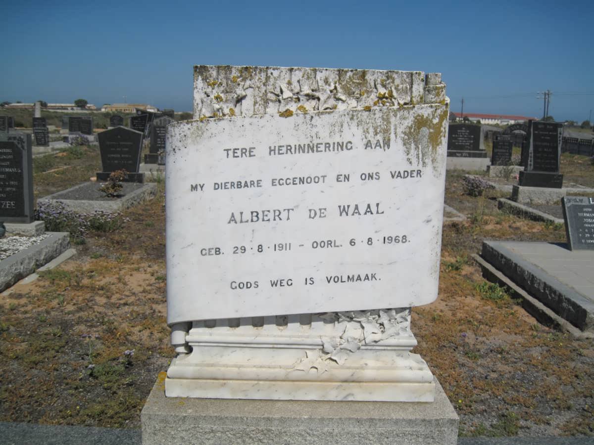 WAAL Albert, de 1911-1968 :: DE WAAL Aletta Maria 1928-1998