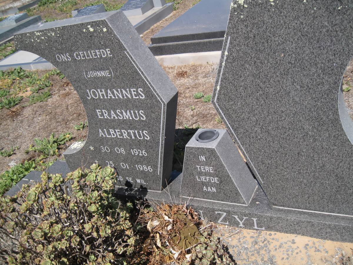 ZYL Johannes Erasmus Albertus, van 1926-1986