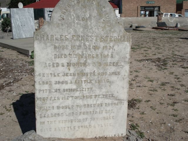 ? Charles Ernest Stephen 1891-1892