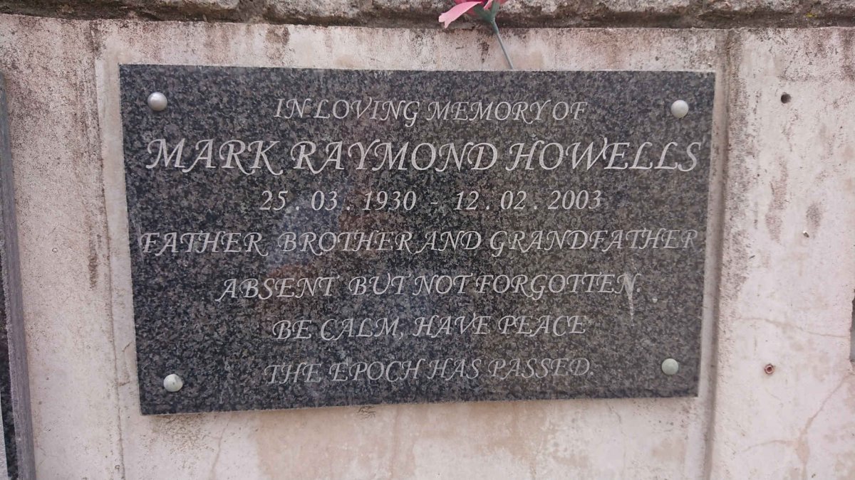 HOWELLS Mark Raymond 1930-2003