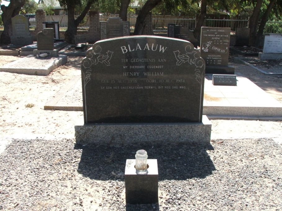 BLAAUW Henry William 1938-1974