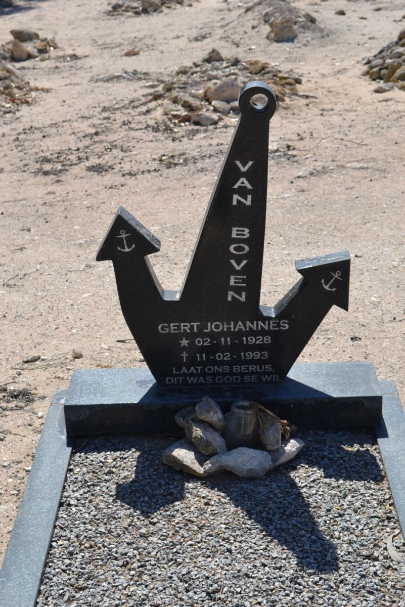BOVEN Gert Johannes, van 1928-1993