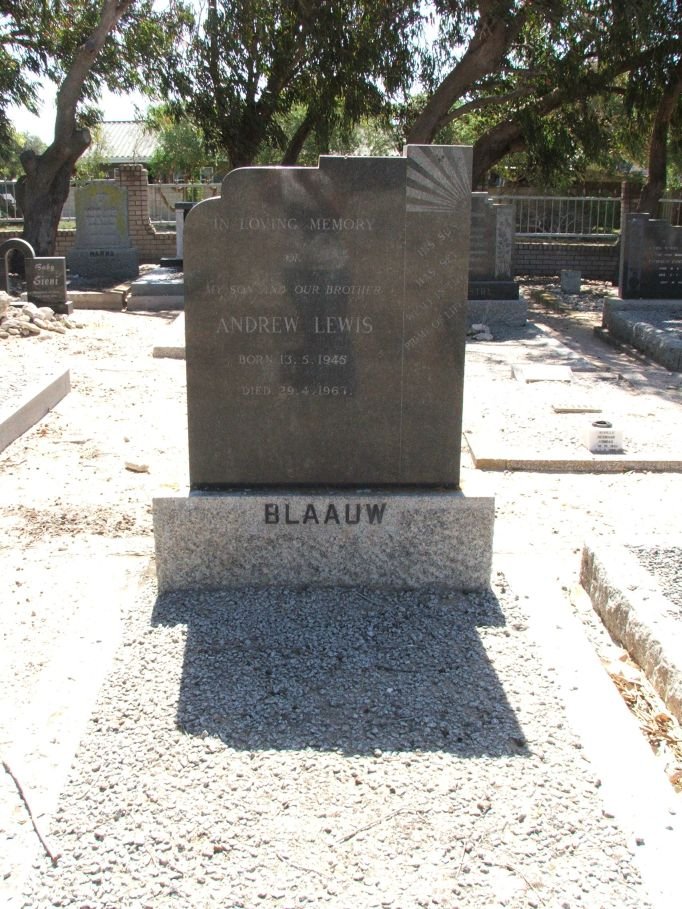 BLAAUW Andrew Lewis 1945-1967