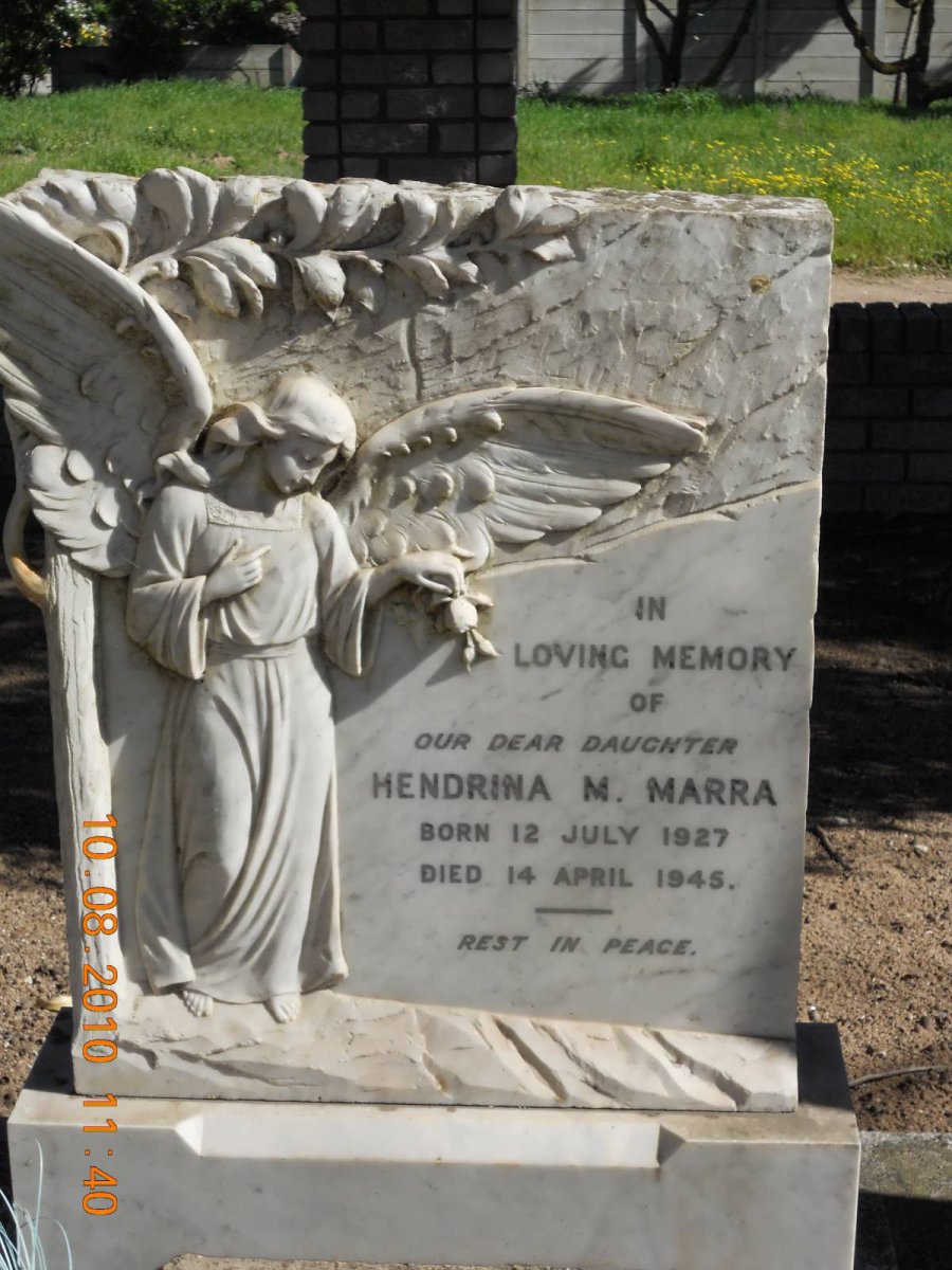MARRA Hendrina M. 1927-1945