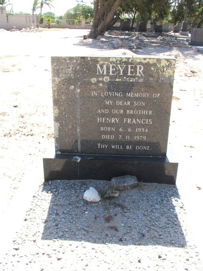 MEYER Henry Francis 1934-1979