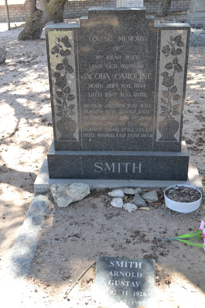 SMITH Jacoba Caroline 1874-1952 :: SMITH Arnold Gustav 1928-1999