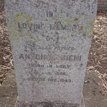SIENI Antonio 18?5-1943