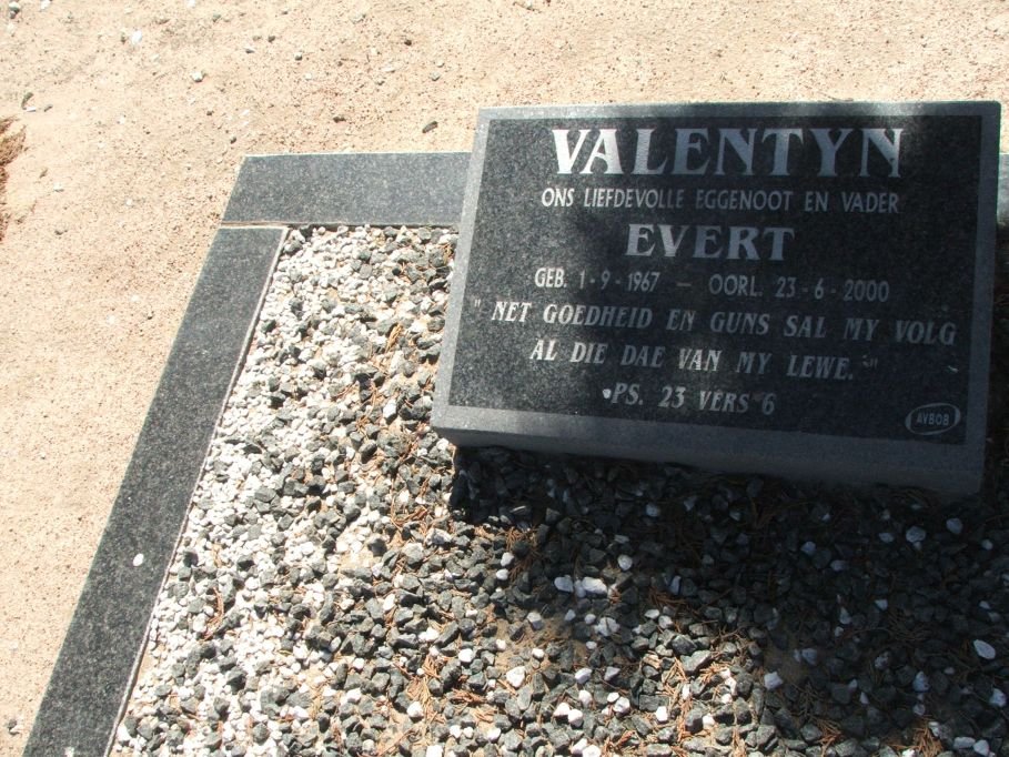 VALENTYN Evert 1967-2000