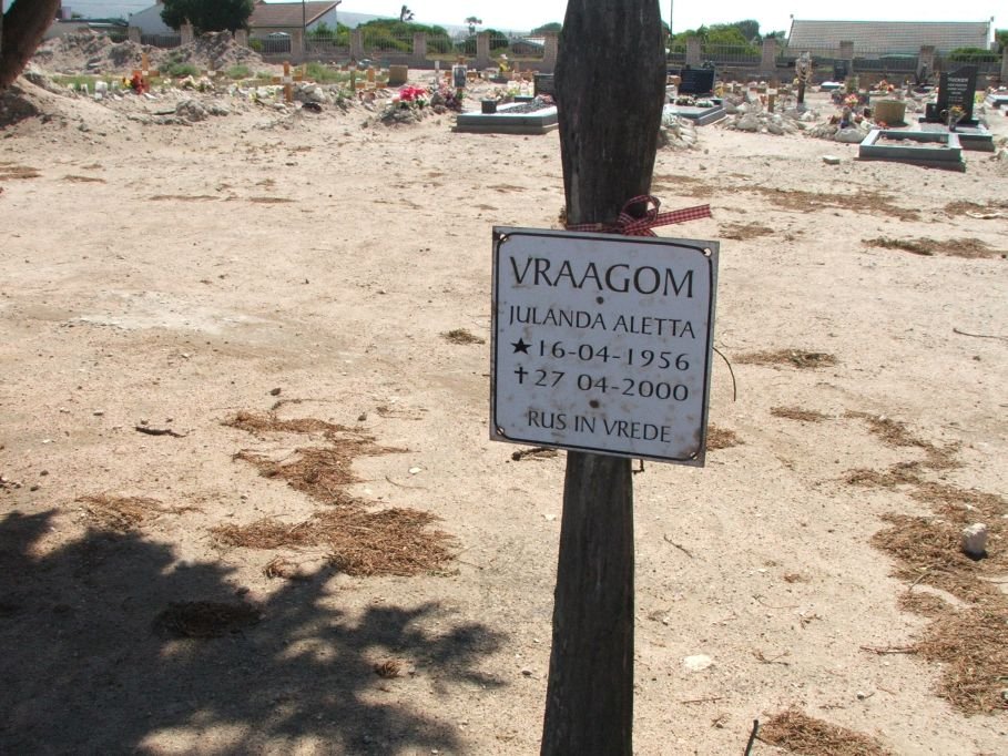 VRAAGOM Julanda Aletta 1956-2000