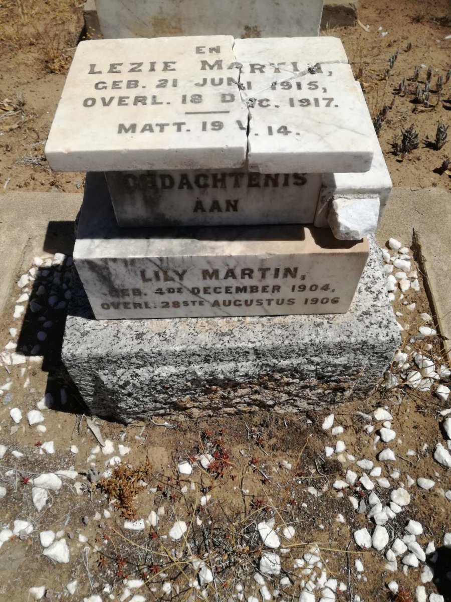 MARTIN Lily 1904-1906 :: MARTIN Lezie 1915-1917