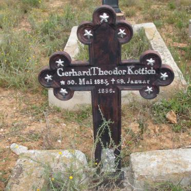 KOTTICH Gerhard Theodor 1885-1886