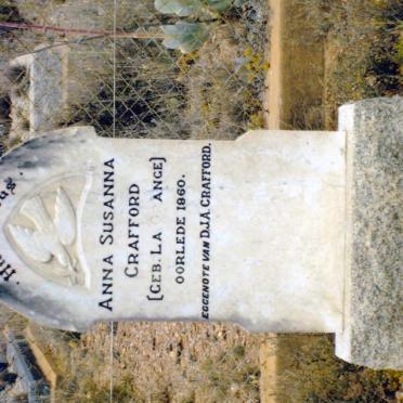 CRAFFORD Anna Susanna nee LA GRANGE -1860