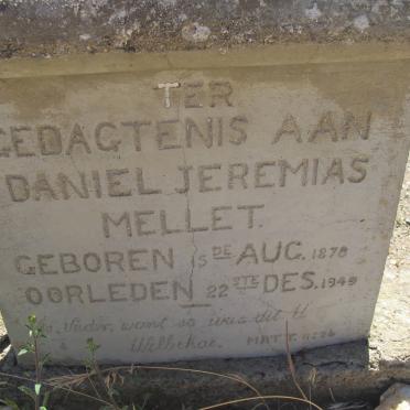 MELLET Daniel Jeremias 1878-1949