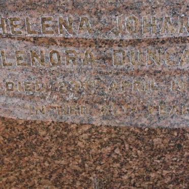 DUNCAN Helena Johanna Lenora -1924