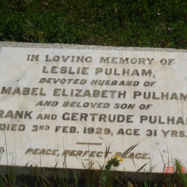PULHAM Leslie -1929