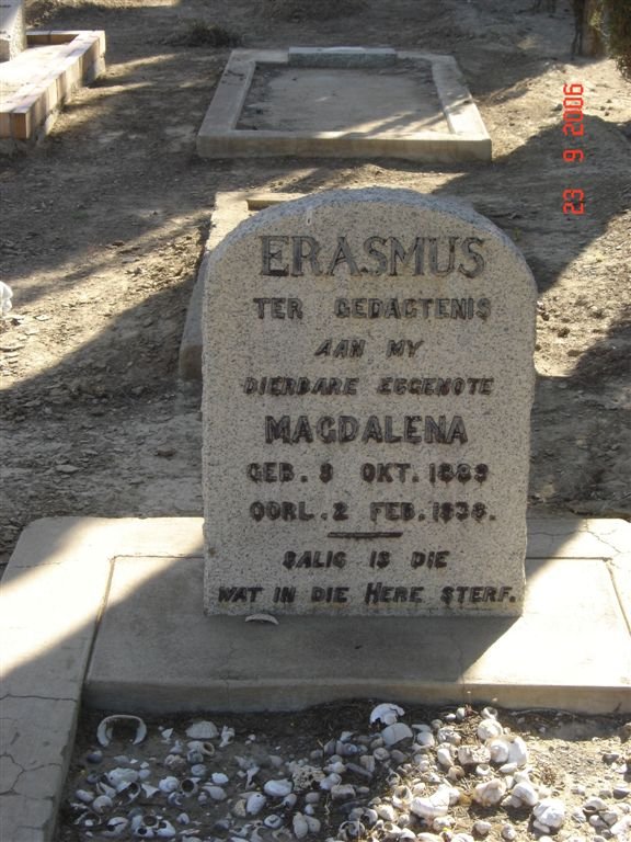 ERASMUS Magdalena 1889-1938