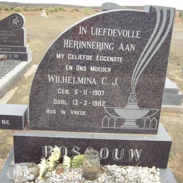 ROSSOUW Gert H.L. 1900-1968 &amp; Wilhelmina C.J. 1907-1982