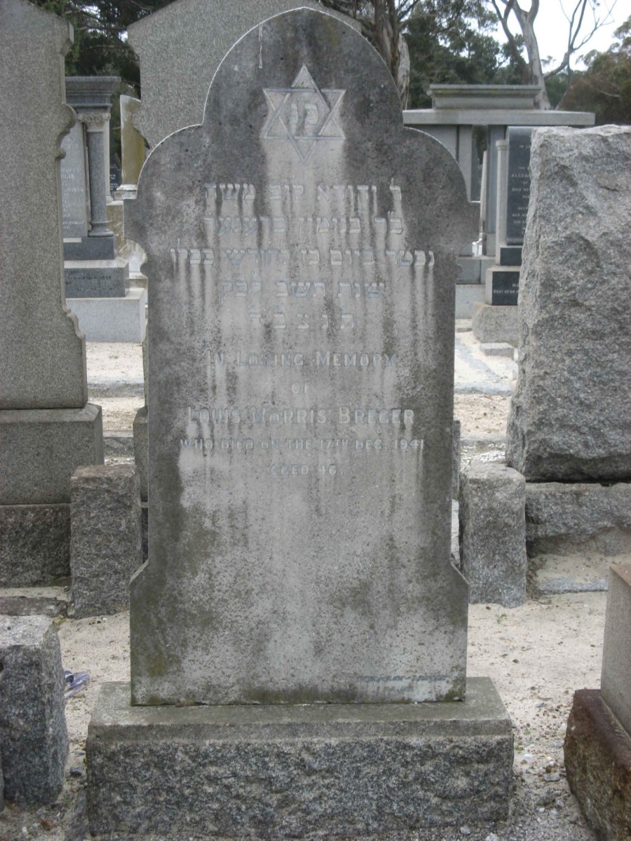 BREGER Louis Morris -1941