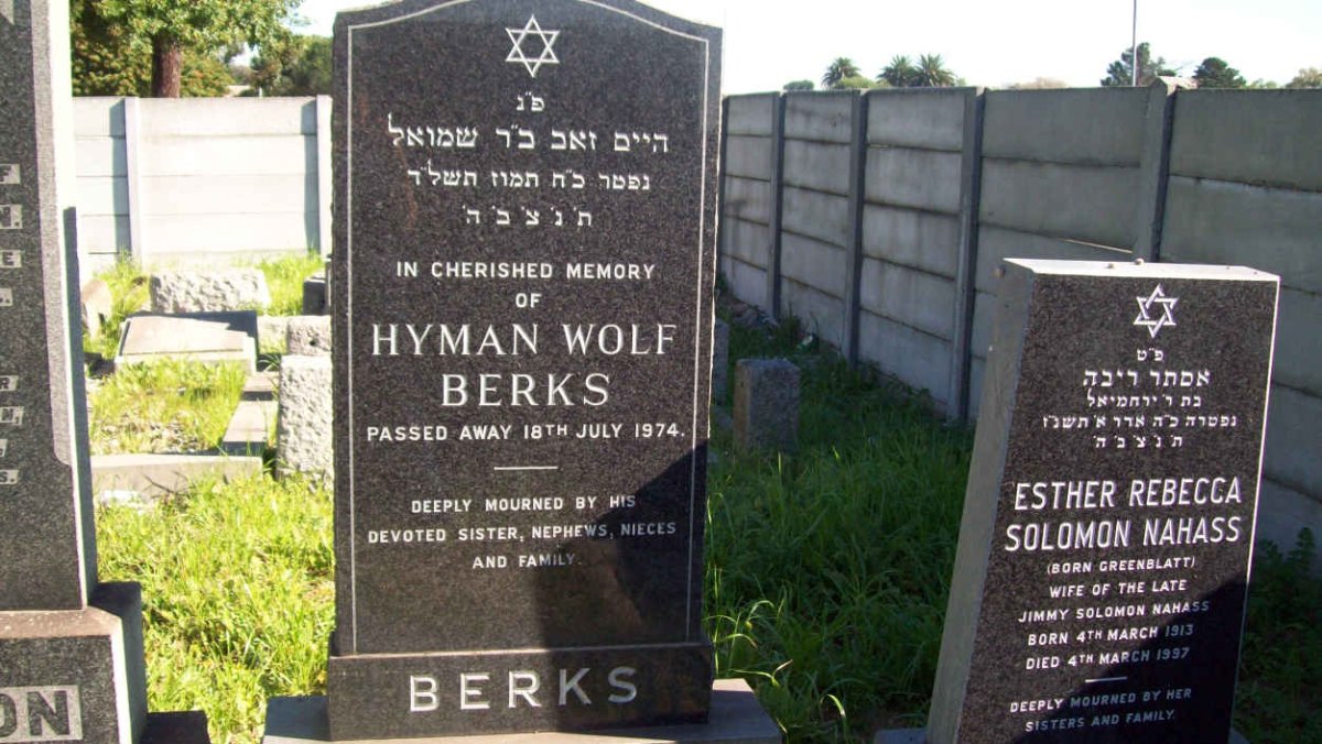 BERKS Hyman Wolf -1974