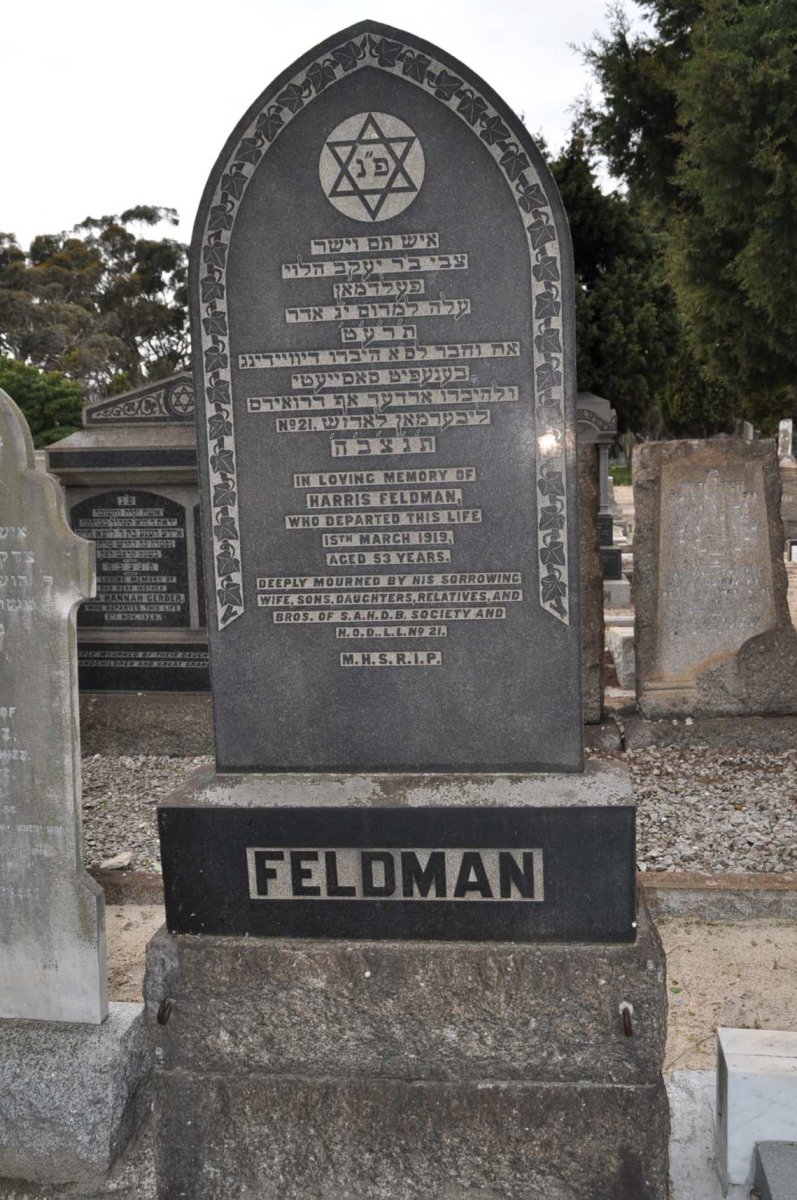 FELDMAN Harris -1919