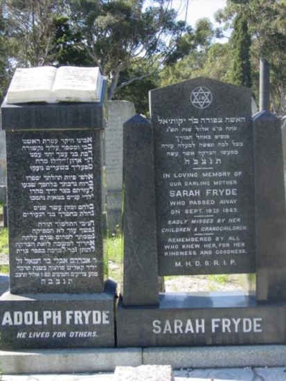FRYDE Adolph &amp; Sarah