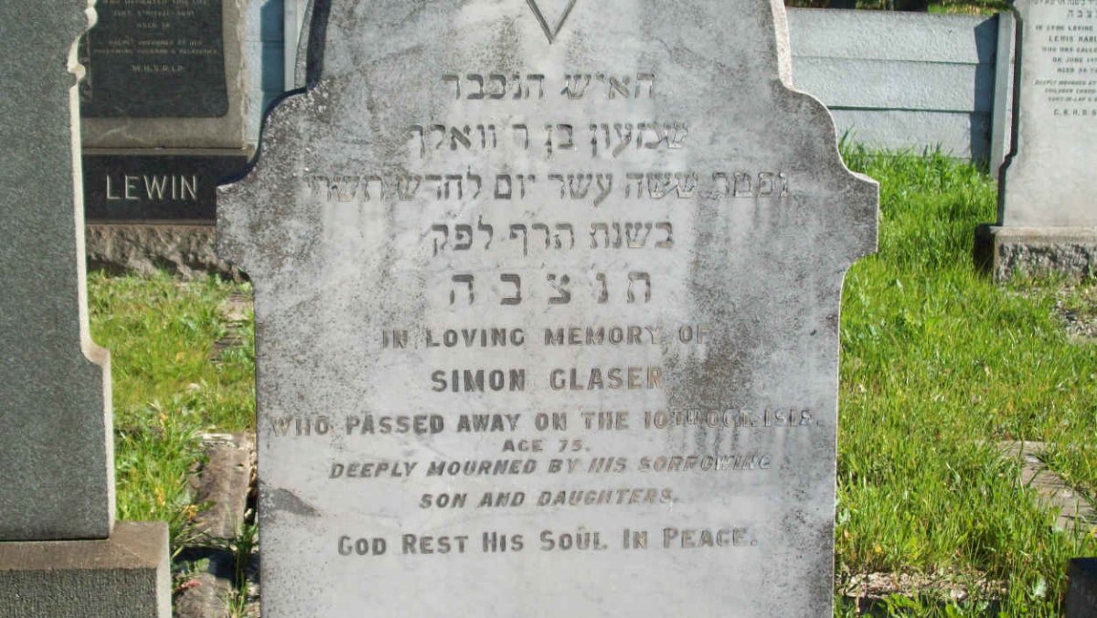 GLASER Simon  -1919