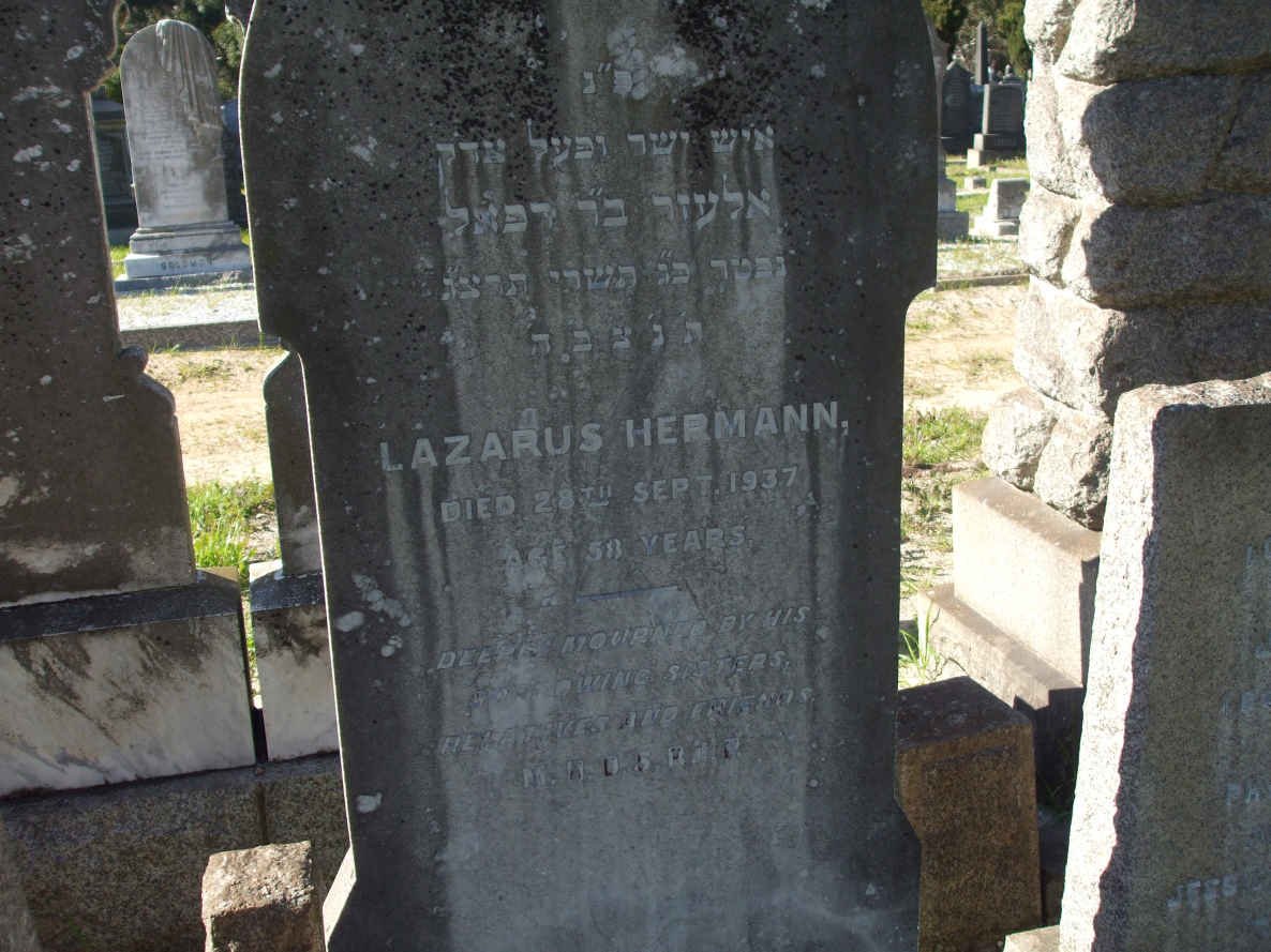 HERMANN Lazarus -1937 