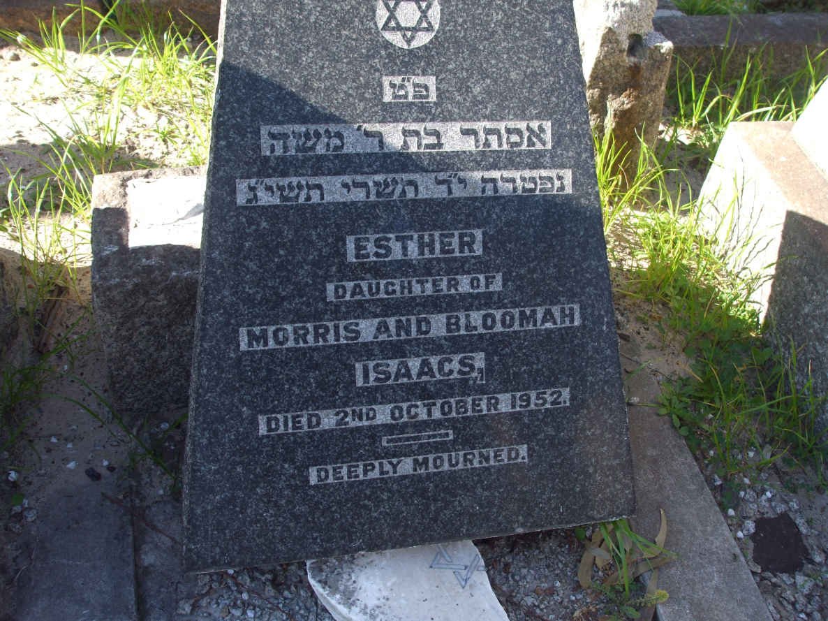 ISAACS Esther -1952