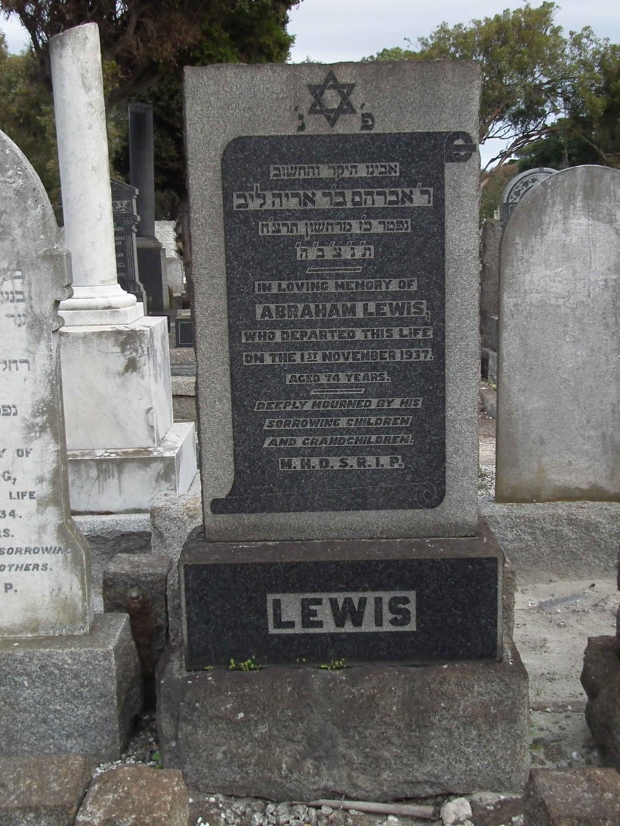 LEWIS Abraham -1937