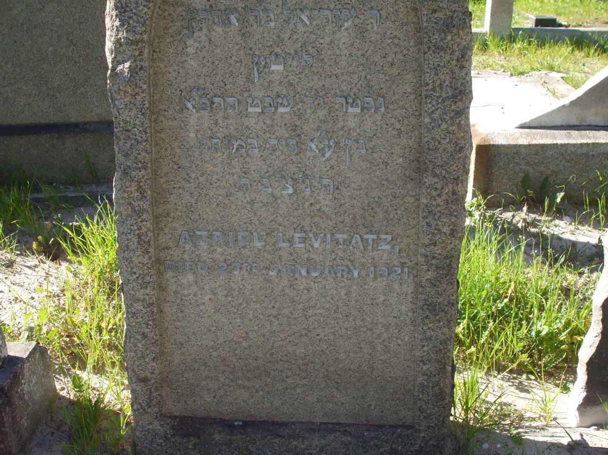 LEVITATZ Azriel -1921