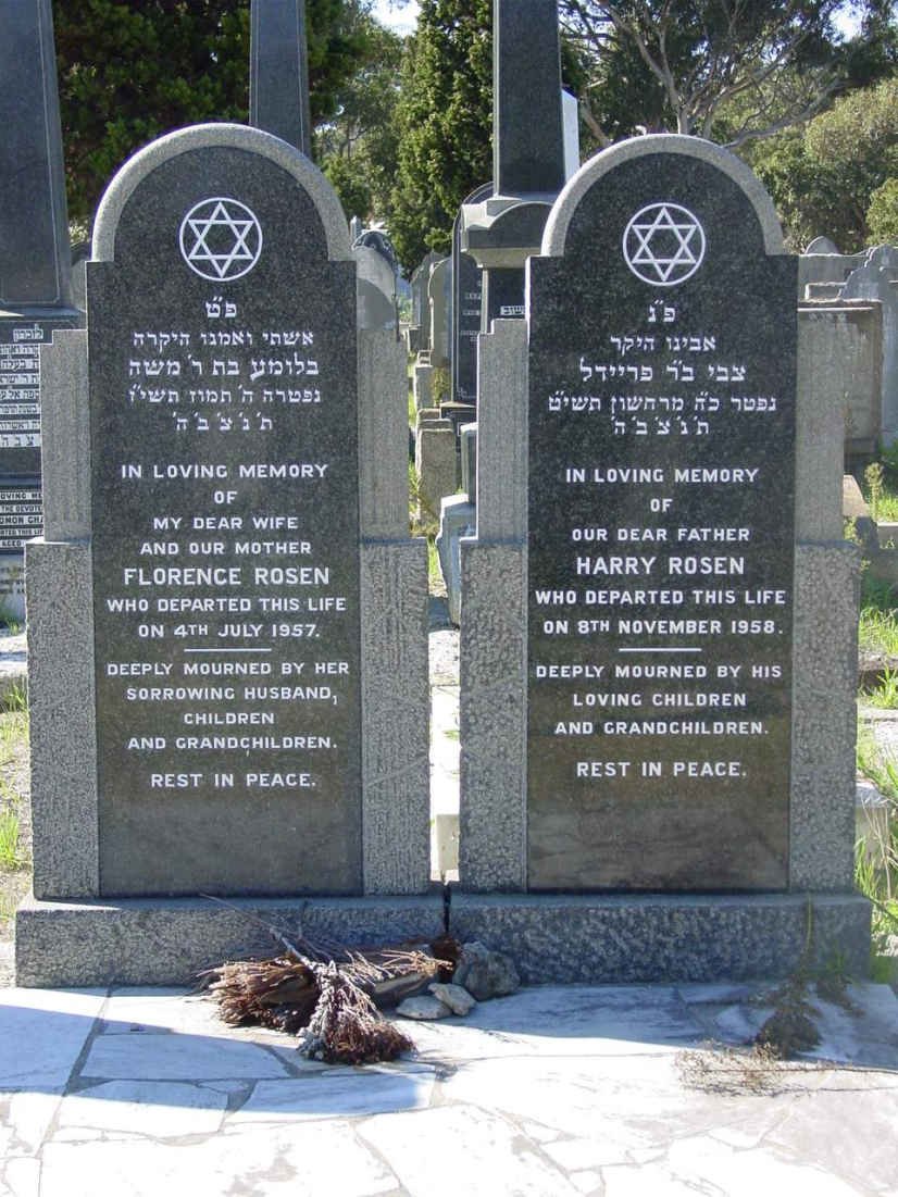 ROSEN Harry -1958 &amp; Florence -1957