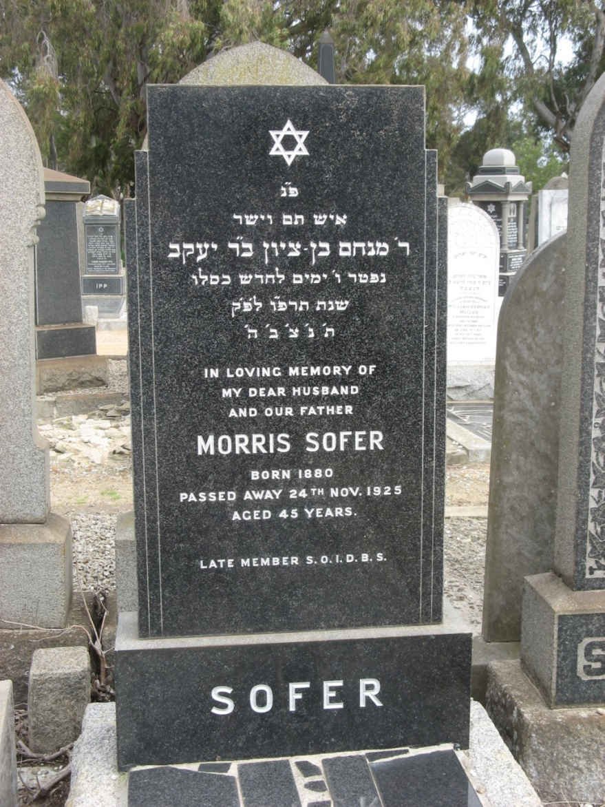 SOFER Morris 1880-1925