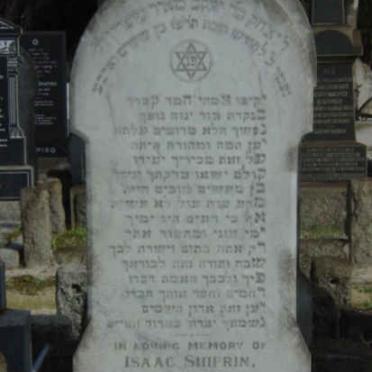 SHIFRIN Isaac -1926