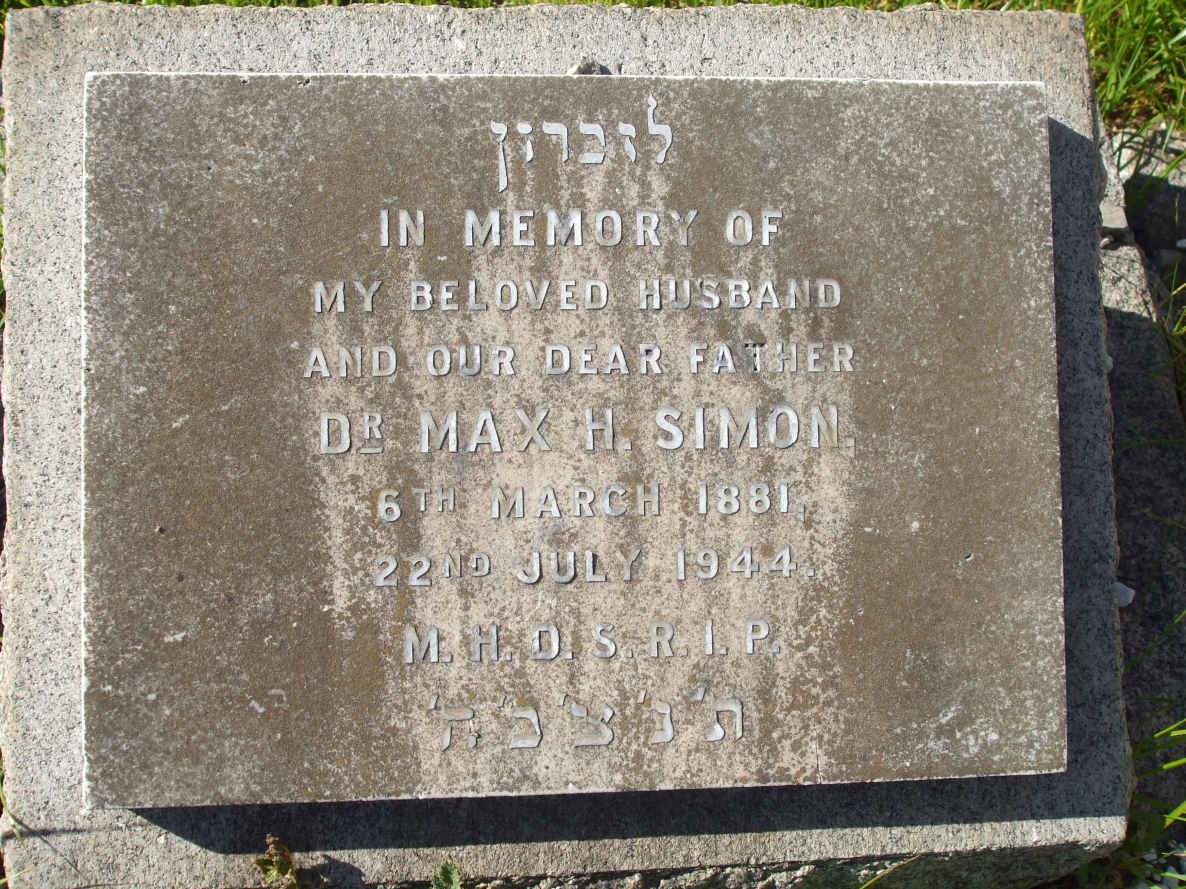 SIMON Max H. 1881-1944