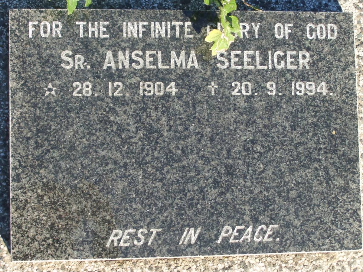 SEELIGER Anselma 1904-1994