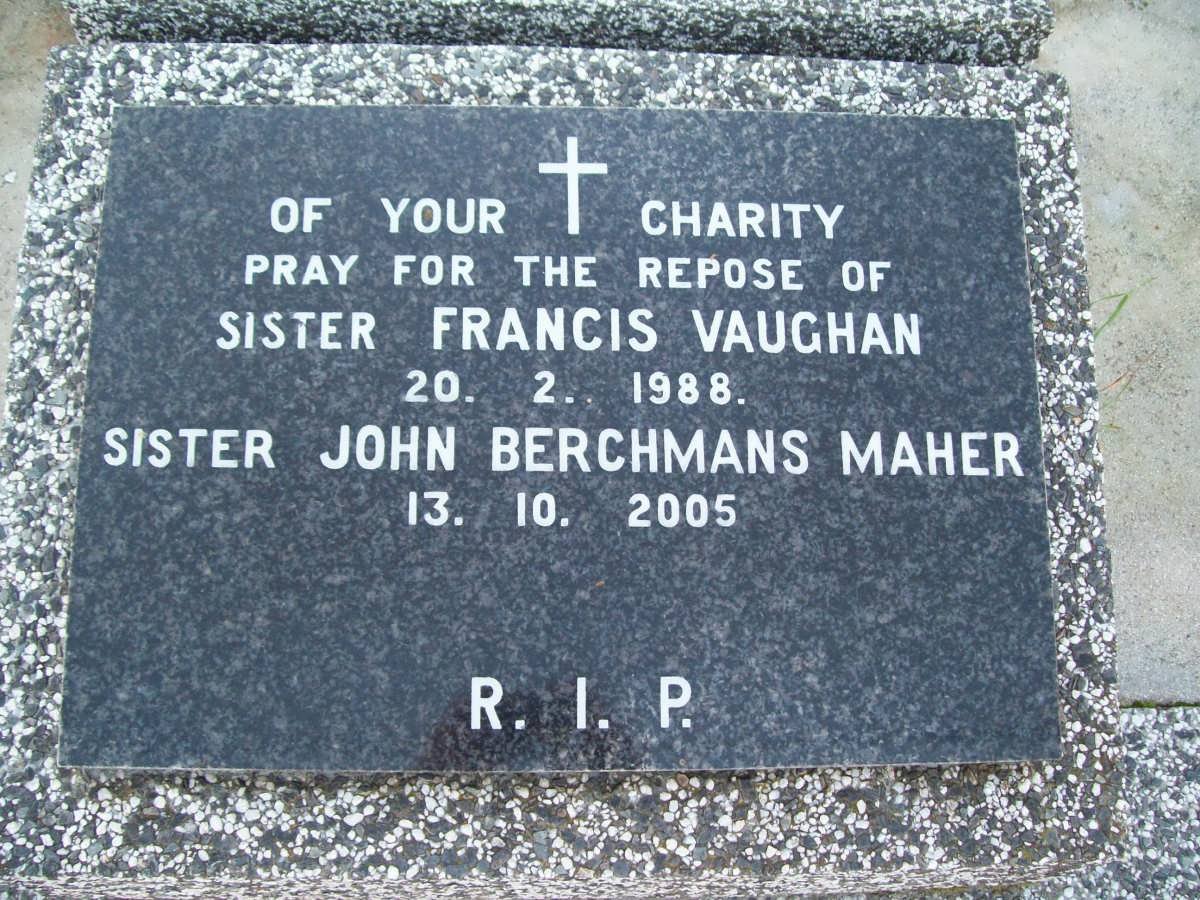 VAUGHAN Francis -1988 :: MAHER John Berchmans -2005