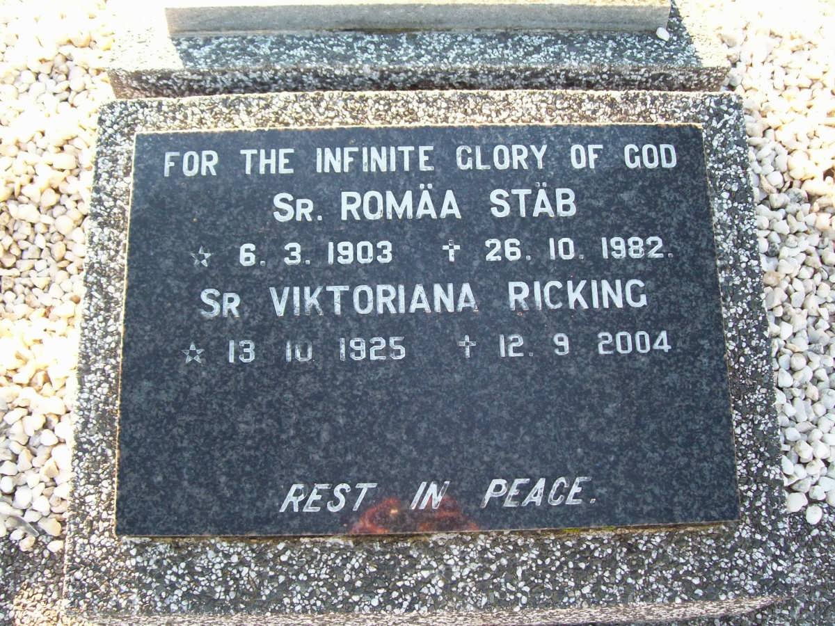 STAB Romaa 1903-1982 :: RICKING Viktoriana 1925-2004