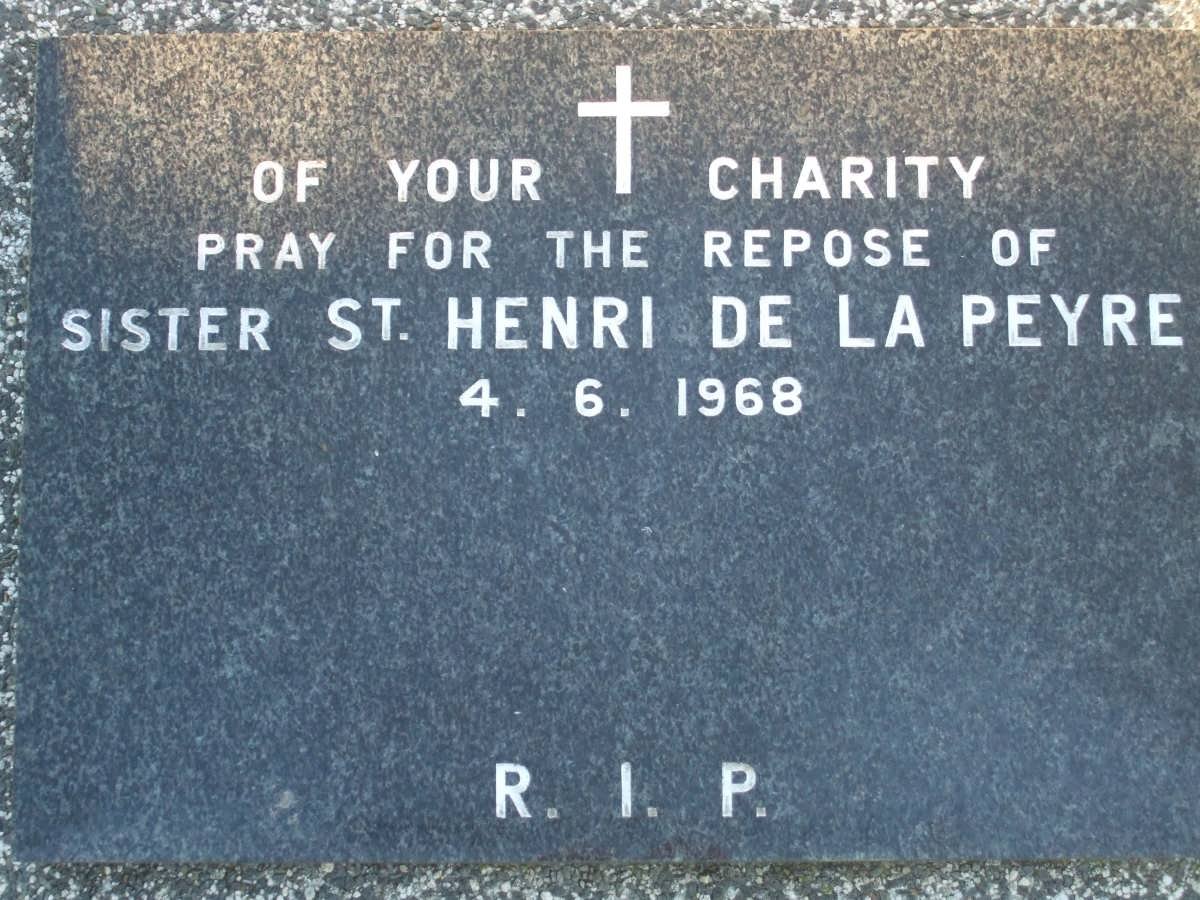 PEYRE St. Henri, de la -1968
